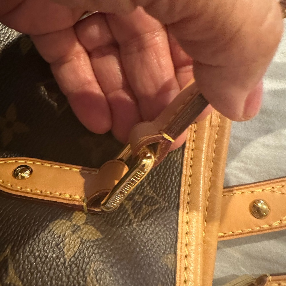 Louis Vuitton Brown Monogram Tote Bag - Picture 13 of 16